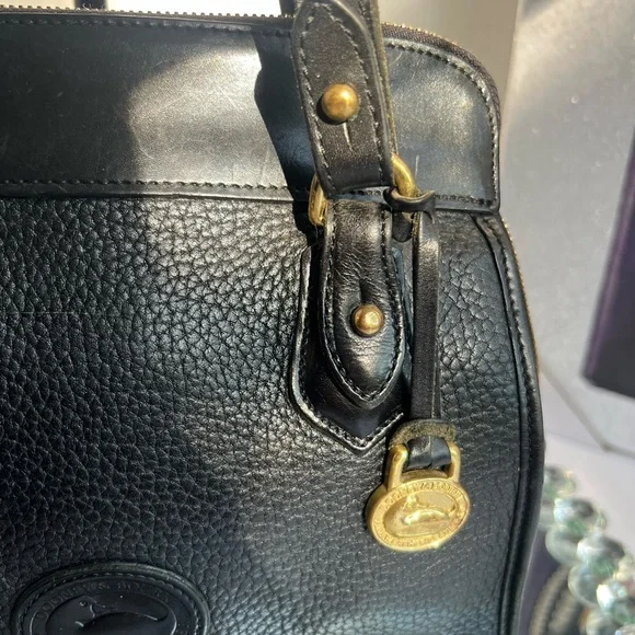 Dooney & Bourke vinyl Black Pebbled Leather Shoulder Bag - Picture 11 of 17